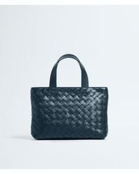 Bottega Veneta - Mini Intrecciato Zipped Tote - Lyst