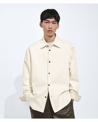 Bottega Veneta - Cotton Gabardine Overshirt - Lyst