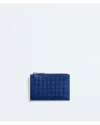 Bottega Veneta - Woven Mycelium Zipped Card Case - Lyst