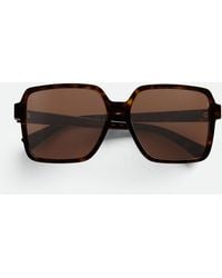 Bottega Veneta - Soft Square Sunglasses - Lyst
