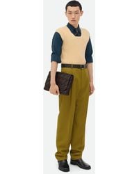 Bottega Veneta - ウール グレインドプードル パンツ - Lyst