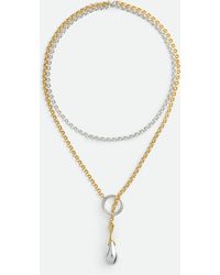Bottega Veneta - Drop Chain Necklace - Lyst