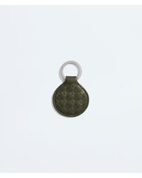 Bottega Veneta - Intrecciato Piccolo Round Key Ring - Lyst
