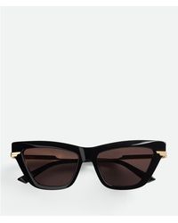 Bottega Veneta - Classic Acetate Cat Eye Sunglasses - Lyst