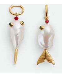 Bottega Veneta - Fish Earrings - Lyst