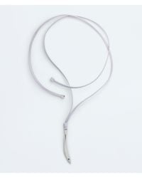 Bottega Veneta - Sardine Leather Necklace - Lyst