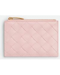 Bottega Veneta - イントレチャート ファスナーカードケース - Lyst