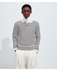 Bottega Veneta - Cotton Crochet Sweater - Lyst