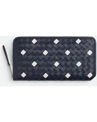 Bottega Veneta - Intrecciato Piccolo Portemonnaie Mit Umlaufendem Zip - Lyst