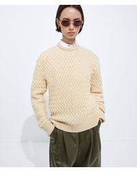 Bottega Veneta - Intrecciato Wool Sweater - Lyst