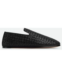 Bottega Veneta - Intrecciato Full-Grain Leather Slippers - Lyst