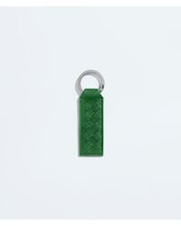 Bottega Veneta - Woven Mycelium Key Ring - Lyst