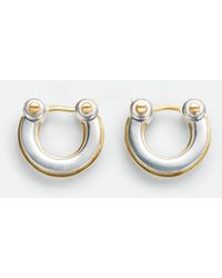 Bottega Veneta - Bolt Hoop Earrings - Lyst