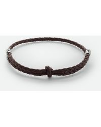 Bottega Veneta - Bracciale Leather - Lyst