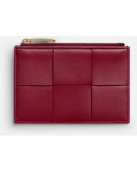 Bottega Veneta - Porta Carte Cassette Con Zip - Lyst