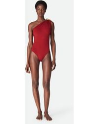 Bottega Veneta - Badeanzug Aus Stretch-Nylon - Lyst