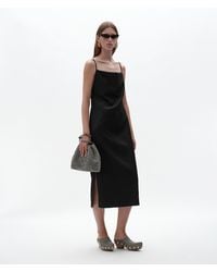 Bottega Veneta - Wool Grain De Poudre Dress - Lyst