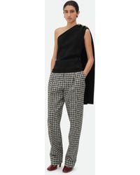 Bottega Veneta - Asymmetric Wool Blend Top For - Lyst