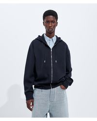 Bottega Veneta - Double Wool Hoodie - Lyst