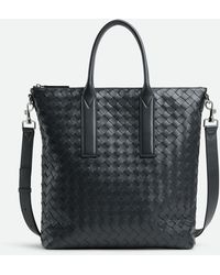 Bottega Veneta - Borsa Tote Intrecciato North-South Con Zip - Lyst