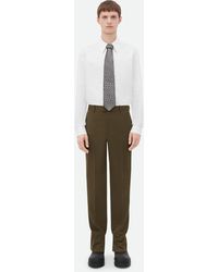 Bottega Veneta - Grain De Poudre Trousers - Lyst