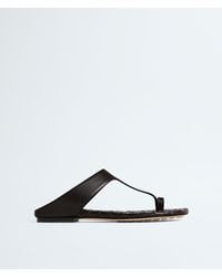 Bottega Veneta - Livia Flat Thong - Lyst