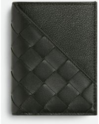Bottega Veneta - イントレチャート ダイアゴナル スリム フラップカードケース - Lyst