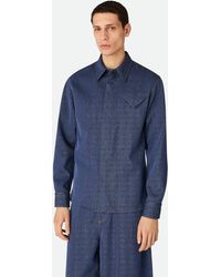 Bottega Veneta - ウール＆コットン シャツ - Lyst