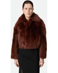 Bottega Veneta - Toscana Shearling Cropped Blouson - Lyst