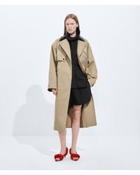Bottega Veneta - Cotton Trench Coat - Lyst