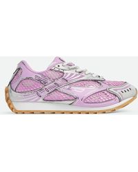 Bottega Veneta - Baskets Orbit Rose Et Argenté - Lyst