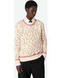 Bottega Veneta - コットンジャカード マッチ セーター - Lyst