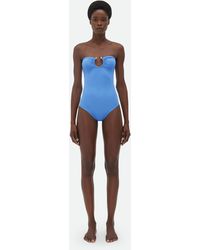 Bottega Veneta - Stretch Nylon Swimsuit - Lyst