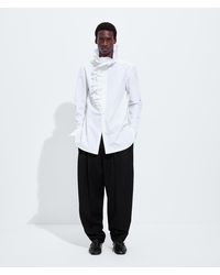 Bottega Veneta - Compact Cotton Poplin Shirt - Lyst