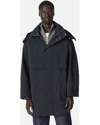 Bottega Veneta - Bonded Tech Wool Hooded Parka - Lyst
