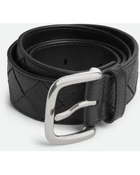 Bottega Veneta - Intrecciato Taurillon Belt - Lyst