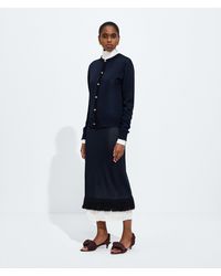 Bottega Veneta - Silk Double Knit Skirt - Lyst