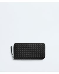 Bottega Veneta - Intrecciato Piccolo Zip Around Wallet - Lyst