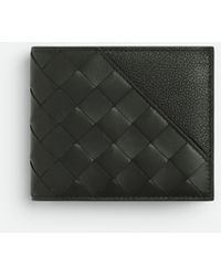 Bottega Veneta - Intrecciato Diagonal Bi-Fold Wallet With Coin Purse - Lyst