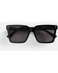 Bottega Veneta - Soft Recycled Acetate Square Sunglasses - Lyst