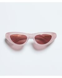 Bottega Veneta - Bombe Cat Eye Sunglasses - Lyst