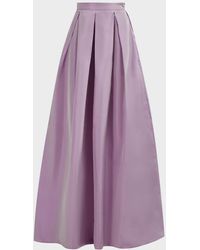 ‎Taller Marmo Trick Baby Silk Maxi Skirt - Purple