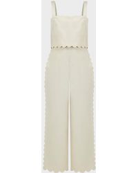 rebecca taylor scalloped jumpsuit