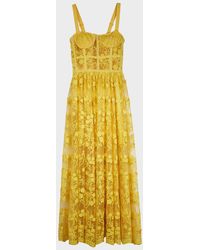 bronx and banco bonita embroidered maxi dress