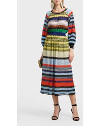 Missoni Striped Crochet-knit Jumper Multicolour