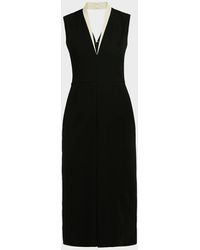 tuxedo dress knee length