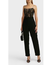 Rasario Lace Jumpsuit - Black
