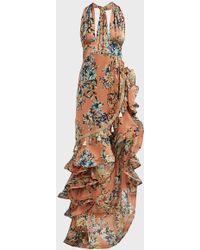 bronx maxi dress in rust