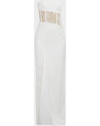 rasario white dress