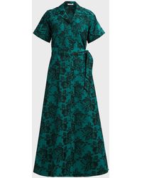 erdem blue floral dress